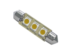 LED Soffittenlampe 3 SMD LEDs 10V-30V 42-44mm PKW LKW Wohnmobil Boot WW