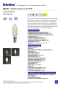 Preview: LED Kerze XLEDIM C35 2700K E14 dimmbar 5,9W Leuchtmittel 806Lm warmweiss 35278