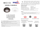 Preview: Bemko Bewegungsmelder 400/200W 360° IP20 Aufputz IR schwarz B50-SES05BL-B