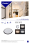 Preview: LED Deckenleuchte LIXAN CCT 3000-6500K FB dimmbar Ø385 weiß / schwarz Kanlux 46281
