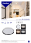 Preview: Kanlux LED Deckenlampe LIXAN XL CCT 3000-6500K FB dimmbar Ø485 weiß/schwarz 46283