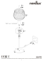 Preview: Tischlampe Dicte Nordlux Beige E14 Tischleuchte aus Textilien mit Kabel