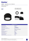 Preview: Kanlux LED Deckenleuchte SONOR 12W CCT 3000/4000/5700K Mattschwarz 24367