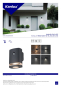 Preview: Kanlux Fassadenleuchte ZEVI W EL mit Bewegungsmelder PIR Sensor graphit IP54 90101