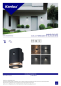 Preview: Kanlux Wandleuchte ZEVI W EL mit Bewegungsmelder PIR Sensor schwarz IP54 1xGU10 90100