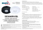 Preview: Bemko Bewegungsmelder 360° IP65 Aufputz PIR Sensor schwarz, LED geeignet, B50-SES06BL