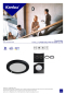Preview: LED Deckenleuchte ERGA PIR Sensor 10-18W CCT 3000/4000/6500K schwarz 24616