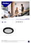 Preview: LED Wand- / Deckenleuchte ERGA 10-18W CCT 3000/4000/6500K schwarz 24614
