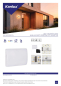 Preview: LED Fassadenleuchte PORTOS Hausnummernleuchte CCT 2700/3000/4000/5000/6500K IP65 weiss 29072