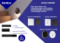 Preview: LED Wandleuchte MAGNIK schwarz CCT 2700-5700K eckig 230V 1,7W 7Lm 90824