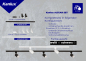 Preview: Schienenleuchte 1-Phasen Stromschiene ALTEAR SET 1M3S B Kanlux 45922