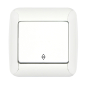 Preview: Fantasy 2-Wege Schalter Wechselschalter Unterputz weiß Gunsan