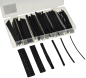Preview: Schrumpfschlauch-Sortiment 100-teilig Box schwarz Isolierung 17893