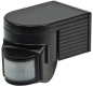 Preview: Aufputz Bewegungsmelder CBM 3-Draht 180° IP44 Schwarz 1-1200W 18145