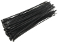 Preview: 100er Pack Kabelbinder 300x4,8mm schwarz 18684