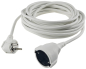 Preview: Verlängerungskabel 3m weiß H05VV-F3G 1,5mm² 16A/250V 18854