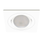 Preview: Deckeneinbauleuchte SEIDY CT-DTL50-W/M weiss matt eckig Kanlux 19454