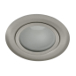 Preview: LED Möbeleinbauleuchte GAVI 18 SMD WW mattchrome flach 0,8W 12V Kanlux