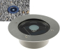 Preview: ChiliTec Solar LED Bodenleuchte "CTB-R" rund IP44 Edelstahl-Front 20516