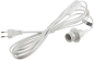 Preview: ChiliTec Netzkabel mit Schalter und E14 Fassung 3,4m Weiss 21059