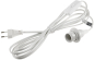 Preview: ChiliTec Netzkabel mit Schalter und E14 Fassung 3,4m Weiss 21059