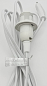 Preview: ChiliTec Netzkabel mit Schalter und E14 Fassung 3,4m Weiss 21059