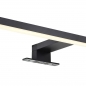 Preview: LED Spiegelleuchte Marlee Nordlux schwarz IP44 Badleuchte 3000K