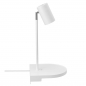 Preview: Wandlampe Cody Nordlux weiss GU10 drehbar Wandleuchte mit Kabel USB und Regal