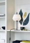 Preview: Tischlampe Dicte Nordlux weiss schwarz E14 aus Textilien mit Kabel