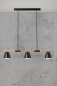 Preview: Pendellampe Theo Nordlux schwarz 3x GU10 Pendelleuchte