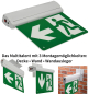 Preview: ChiliTec LED Fluchtwegleuchte "NL-8 Multi" Erkennungsweite 25m, Decke+Wandmontage 22357