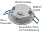 Preview: Aufbau+Einbau Bewegungsmelder 360° FLAT PIR, LED geeignet, Reichweite 8m 22472