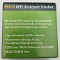 Preview: MILOS WiFi Schalter Android + iOS, Alexa + Google tauglich, Unterputz 22482