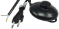 Preview: ChiliTec Netzkabel mit Fußschalter blanke Enden 2m schwarz 22520