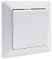Preview: MILOS Wechselschalter Matt Weiß mit Rahmen, Klemmanschluss 22772