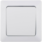 Preview: MILOS Wechselschalter Matt Weiß mit Rahmen, Klemmanschluss 22772