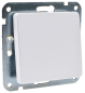 Preview: MILOS Wechselschalter Matt Weiß Modul ohne Rahmen, Klemm 22773