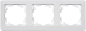 Preview: MILOS 3-fach Rahmen Matt Weiß 22789