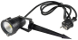Preview: ChiliTec LED Gartenleuchte "CT-GS5" 5W IP44 warmweiß Erdspieß 1,5m Kabel Schwarz 22924