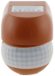 Preview: Aufputz 3-Draht PIR Bewegungsmelder ziegelrot CBI-Slim 180° IP44 22992