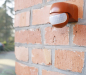Preview: Aufputz 3-Draht PIR Bewegungsmelder ziegelrot CBI-Slim 180° IP44 22992