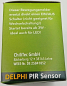 Preview: DELPHI Bewegungsmelder 160° Einbau UP 2-Draht weiss 23009