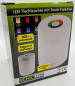 Preview: LED Akku-Tischleuchte mit Touch-Funktion H113mm, Warmweiß + RGB Magnethalter ChilITec 23111