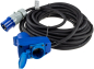 Preview: CEE Verlängerungskabel 15m für Wohnwagen, Camping mit Winkelkupplung 23259