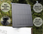 Preview: ChiliTec Gartenstrahler Set Solar mit 2 Spots Solarzelle Erdspieß 3000K IP65 23440