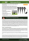 Preview: ChiliTec 4er Set Gartenleuchte IP65/44 Gartenstrahler 4 Spots mit Erdspieß + Netzteil 3000K 23441