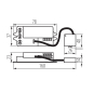 Preview: Bewegungsmelder EXTERNO MW weiss Mikrowellen Sensor H360/V160 23483