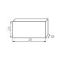Preview: Verteiler Unterputz ABS KDB KDB-F18P 1-reihig 18 Module Sicherungskasten 23626