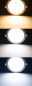 Preview: LED Licht-Panel "CKP-22 CCT" 22W 3000/4000/6200K Ø223mm Einbauleuchte 23888