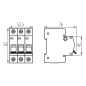 Preview: Ideal Leitungsschutzschalter KMB6-B6/3 6A 3-polig VDE 23171